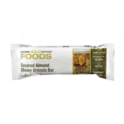 Батончик California Gold Nutrition Snack Bar 40 г coconut almond (21183-01)