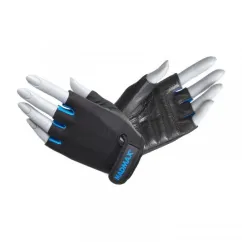 Рукавички для тренувань MadMax Rainbow Workout Gloves Black/Turquoise MFG-251/S size (22376-01)