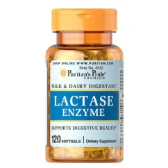 Пробіотик Puritan's Pride Lactase Enzyme 125 mg 120 капсул (09371-01)