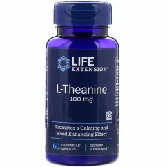 Амінокислота Life Extension L-Theanine 100 mg 60 veg caps (737870168362)