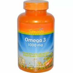 Витамины и минералы Thompson Omega 3 1000 mg 100 sgels (031315193200)