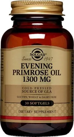 Витамины и минералы Solgar Evening Primrose Oil 1300 mg 30 softgels (033984010567)