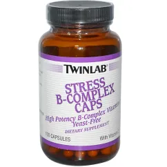 Вітаміни та мінерали Twinlab Stress B-Complex with vitamin C 100 caps (027434006422)
